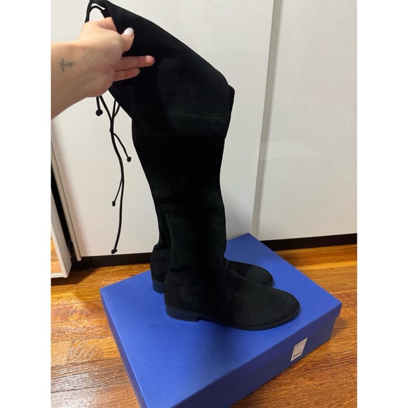 Stuart Weitzman Black Over-the-Knee Boots - Picture 4 of 10